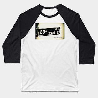 20th Street, Los Angeles, California by Mistah Wilson Baseball T-Shirt